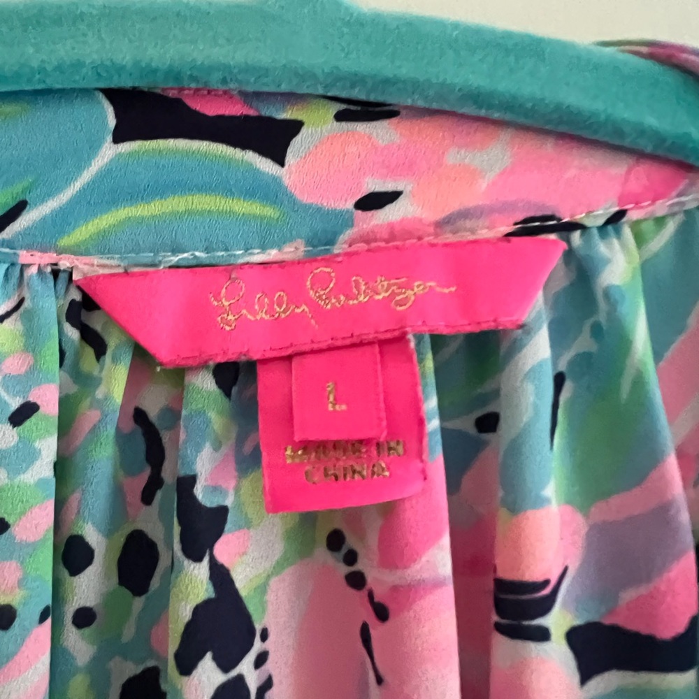 Lilly Pulitzer Multicolor Floral Blouse - Picture 2 of 5